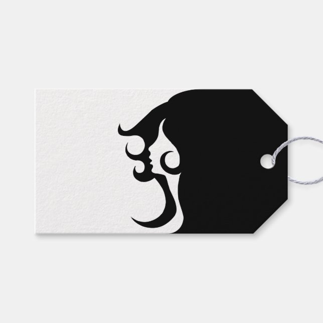 Etiqueta Para Presente Mulher Deco Mod (Frente (horizontal))