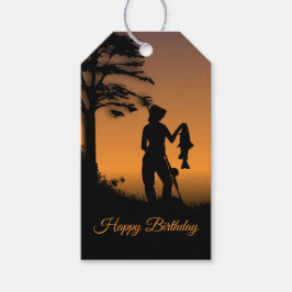 Etiqueta Para Presente Mulher Fisher no Dusk Personal