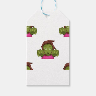Etiqueta Para Presente mulher zombie emoji