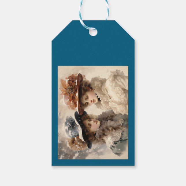 Etiqueta Para Presente Mulheres Vitorianas (Frente)