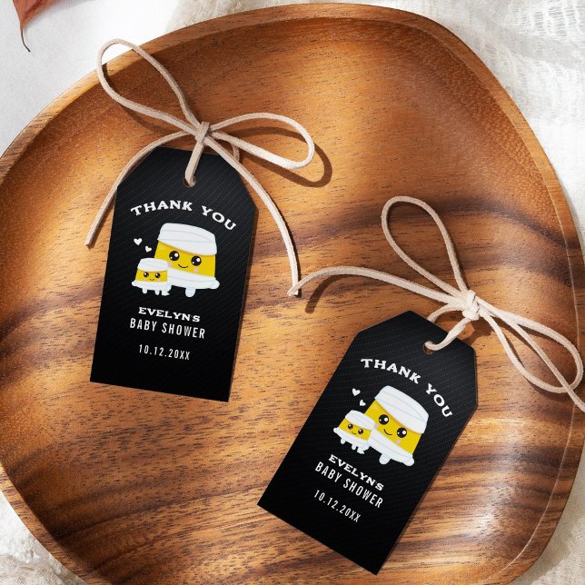 Etiqueta Para Presente Mummy Halloween Chá de fraldas (Criador carregado)