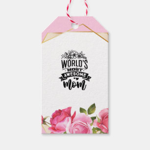 Etiqueta Para Presente Mundos Mais Incrível que a Mama Dotou.