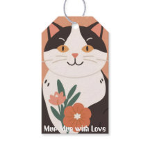 Murmúrio com Amor Personalizado Felino Feliz Fofo