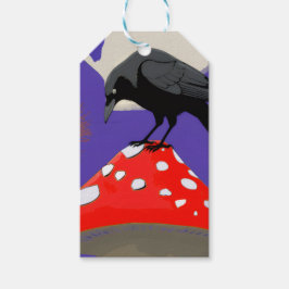 Etiqueta Para Presente 🏷️ Mystical Raven Gift Tags