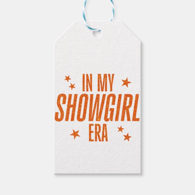 Etiqueta Para Presente Na Minha Era Da Showgirl (Frente)