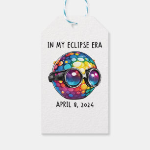 Etiqueta Para Presente Na Minha Era de Eclipse Solar de 2024