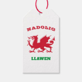 Etiqueta Para Presente Nadolig Llawen Welsh Feliz Natal Simples Celta