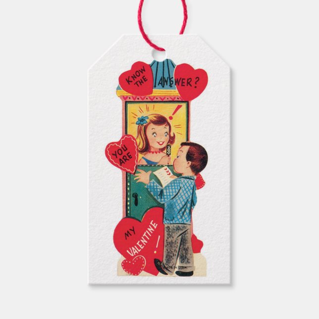 Etiqueta Para Presente Namorados antigo (Frente)