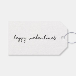 Etiqueta Para Presente Namorados felizes. Simples minimalista russo do pa