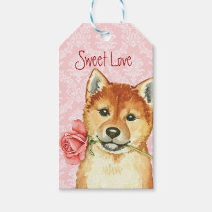 Etiqueta Para Presente Namorados Shiba Inu