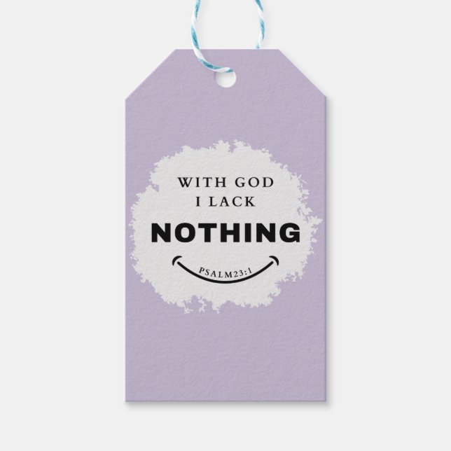 Etiqueta Para Presente Não há nada na etiqueta do presente (Frente)