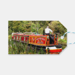 ETIQUETA PARA PRESENTE NARROWBOATS CANAIS