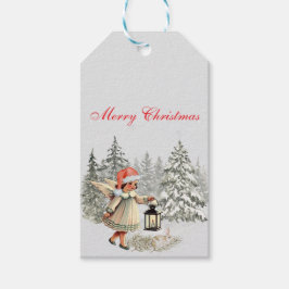 Etiqueta Para Presente Natais vintages Anjo e Coelho