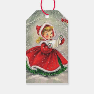 Etiqueta Para Presente natais vintages Da Década De 1950