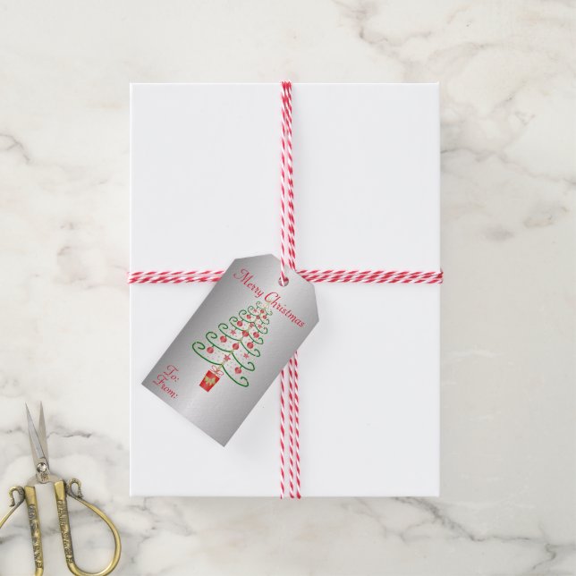 Etiqueta Para Presente Natal (Com cordão)