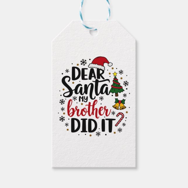 Etiqueta Para Presente natal 2025, (Frente)