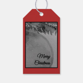 Etiqueta Para Presente Natal Adorno Carmesim – Férias Elegantes