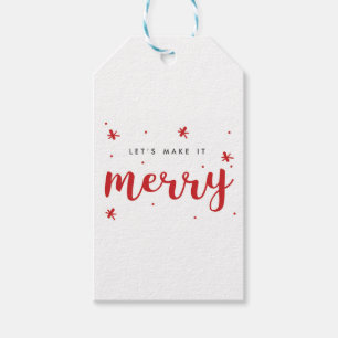 Etiqueta Para Presente Natal alegre dos confetes