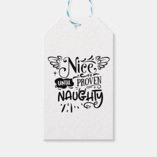 Etiqueta Para Presente Natal Bom Até Provado Travesso Papai Noel Engraçad