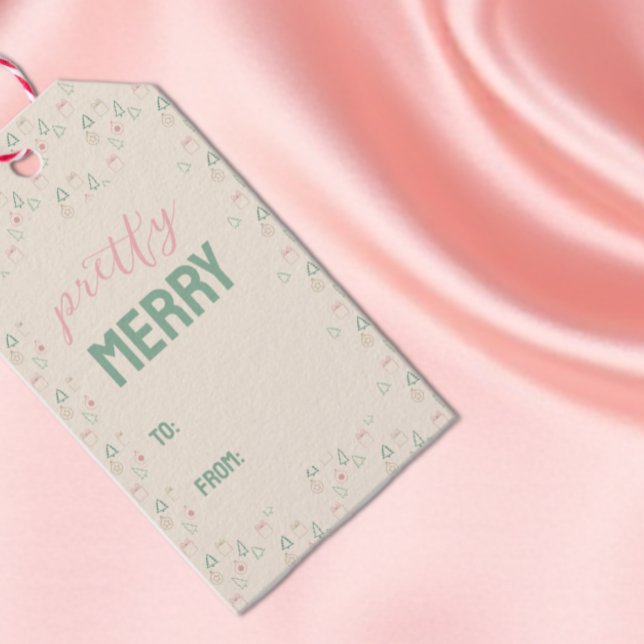 Etiqueta Para Presente Natal Chic (Criador carregado)