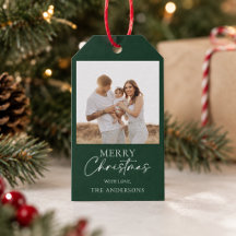 Natal com Foto de Família Moderna Personalizada em