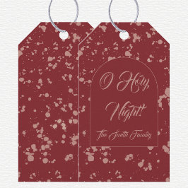 Etiqueta Para Presente Natal com respingos