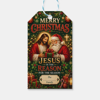 Etiqueta Para Presente Natal Cristão | Jesus É A Razão