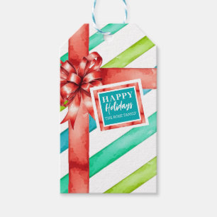 Etiqueta Para Presente Natal da Aquarela