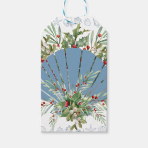 Etiqueta Para Presente Natal da Costa do Mar Azul