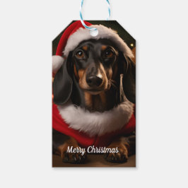 Etiqueta Para Presente Natal Dachshund