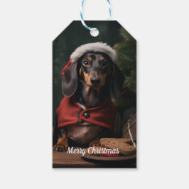 Etiqueta Para Presente Natal Dachshund