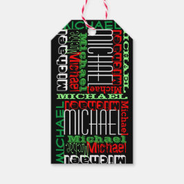 Etiqueta Para Presente Natal de Crianças Personalizadas Personalizadas