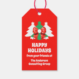 Etiqueta Para Presente Natal de Feliz Natal para Empresas Modernas Editáv