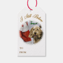 Etiqueta Para Presente Natal de Otterhound
