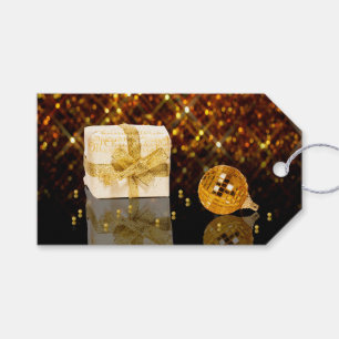 Etiqueta Para Presente Natal de Ouro