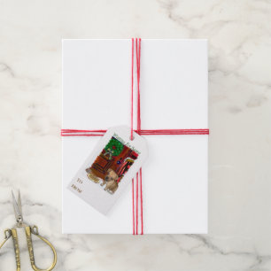 Etiqueta Para Presente Natal de Puggle