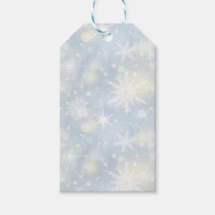 Etiqueta Para Presente Natal,design,branco,flocos de neve,claro,cinza,azu