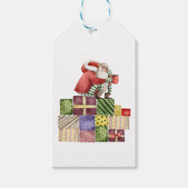 Etiqueta Para Presente Natal Divertido do Papai Noel