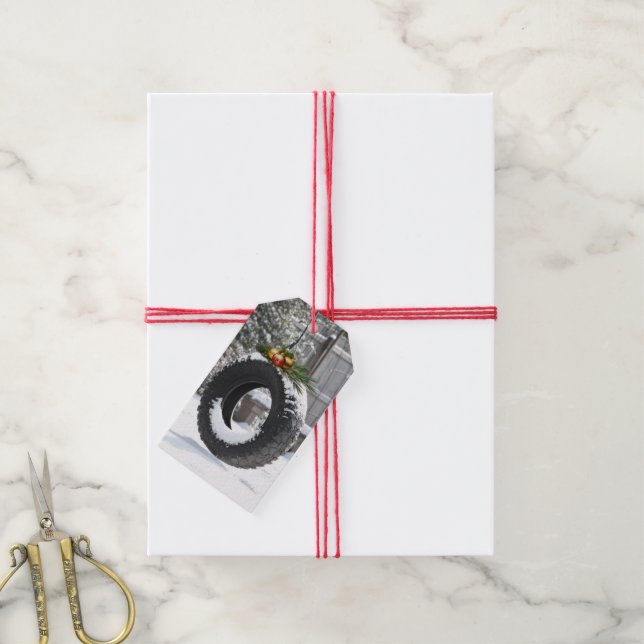 Etiqueta Para Presente Natal do País (Com cordão)