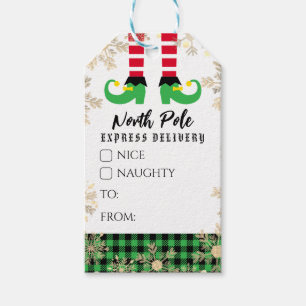 Etiqueta Para Presente Natal do Polo Norte