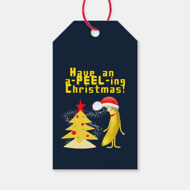 Etiqueta Para Presente Natal e banana (Frente)