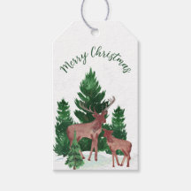 Natal em Aquarela com Veado