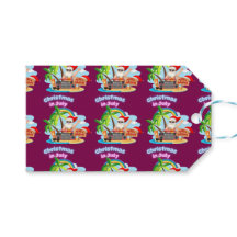 Natal em Julho Design Tropical do Papai Noel na Pr