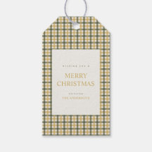 Natal em Xadrez Amarelo e Verde