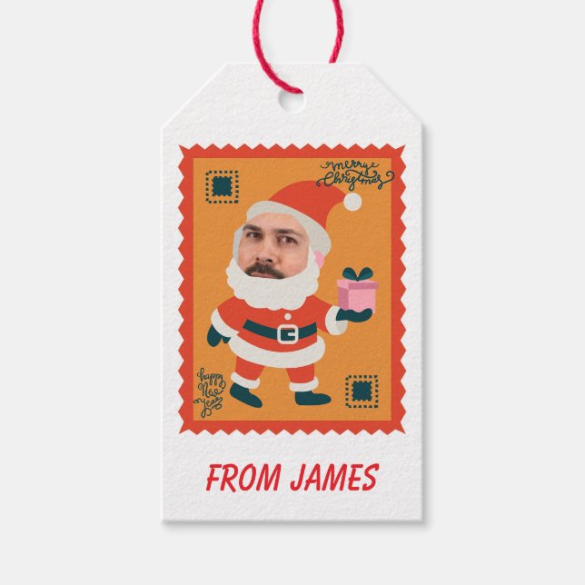 Etiqueta Para Presente Natal engraçado (Frente)
