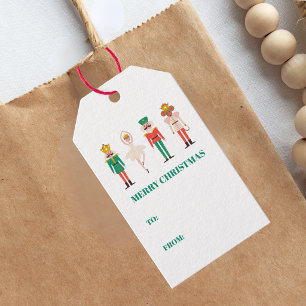 Etiqueta Para Presente Natal Festivo Nozes Natal