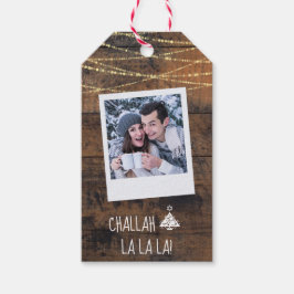 Etiqueta Para Presente Natal + Hanukkah Chrismukkah Foto frente e verso