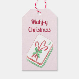 Etiqueta Para Presente Natal Mahjong Mahj-y