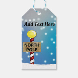 Etiqueta Para Presente Natal no Polo Norte