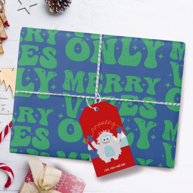 Etiqueta Para Presente Natal Para Crianças Bonitas (Criador carregado)